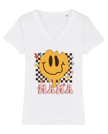 Mama Smiley White