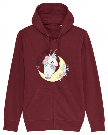 Magical Dreams Unicorn Burgundy