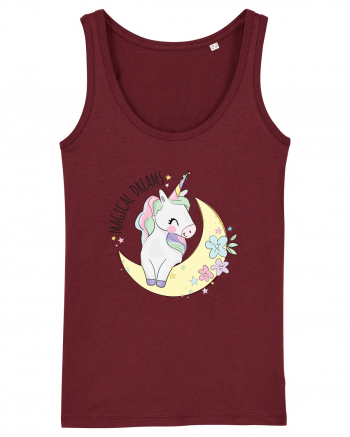 Magical Dreams Unicorn Burgundy