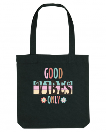 Good Vibes Only Vintage Black