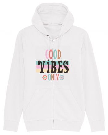 Good Vibes Only Vintage White