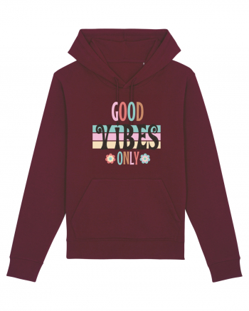 Good Vibes Only Vintage Burgundy