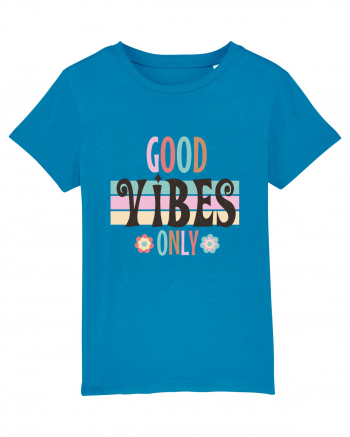 Good Vibes Only Vintage Azur