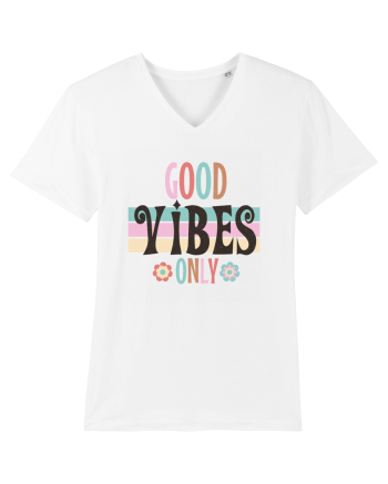 Good Vibes Only Vintage White