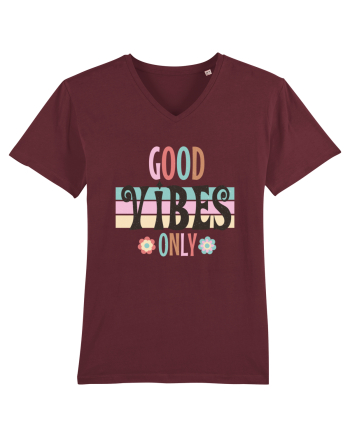Good Vibes Only Vintage Burgundy
