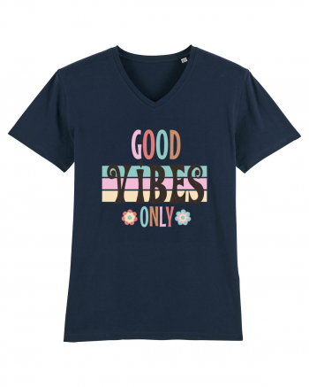 Good Vibes Only Vintage French Navy