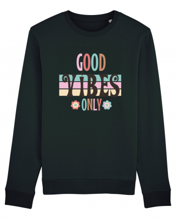 Good Vibes Only Vintage Black