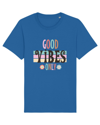 Good Vibes Only Vintage Royal Blue