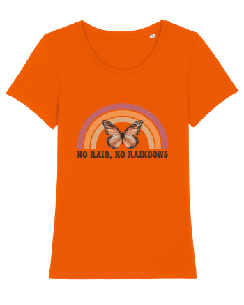 No Rain, No Rainbows Bright Orange