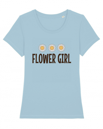 Flower Girl Sky Blue