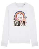 Bloom Flowers Bluză mânecă lungă Unisex Rise