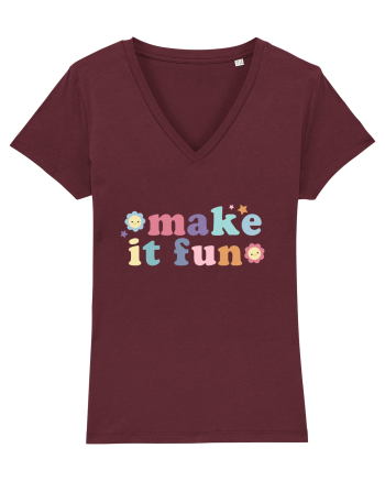 Make It Fun Burgundy