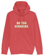 Be The Sunshine Retro Hanorac cu fermoar Unisex Connector