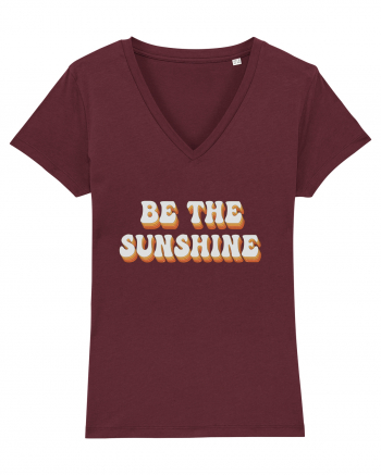 Be The Sunshine Retro Burgundy