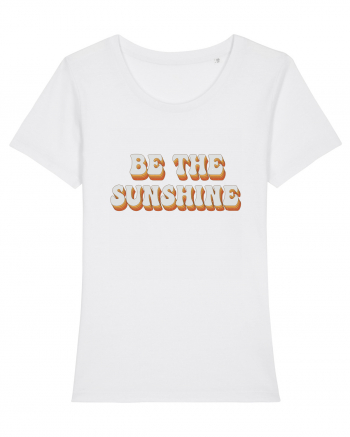 Be The Sunshine Retro White