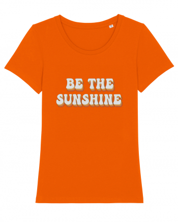 Be The Sunshine Retro Bright Orange
