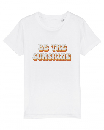 Be The Sunshine Retro White