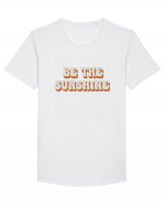 Be The Sunshine Retro Tricou mânecă scurtă guler larg Bărbat Skater