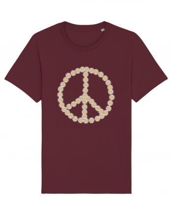 Peace Flowers Daisy Burgundy