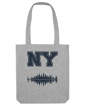 Retro Vintage New York College Jersey Heather Grey