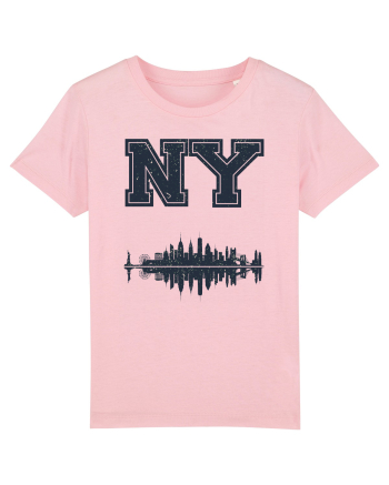 Retro Vintage New York College Jersey Cotton Pink