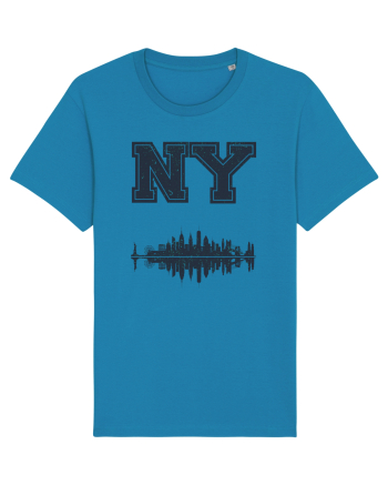 Retro Vintage New York College Jersey Azur