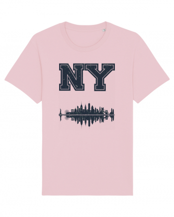 Retro Vintage New York College Jersey Cotton Pink