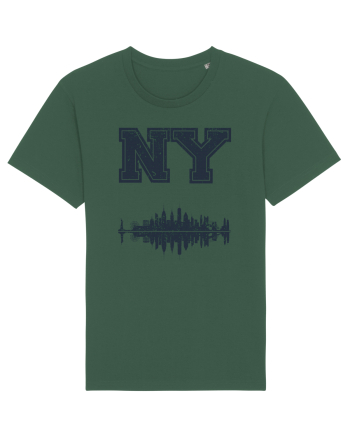 Retro Vintage New York College Jersey Bottle Green