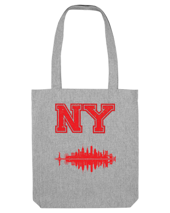 Retro Vintage New York College Jersey Heather Grey