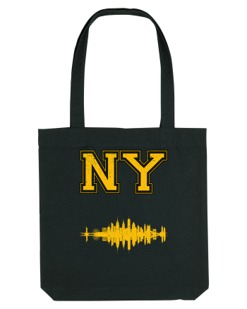 Retro Vintage New York College Jersey Black