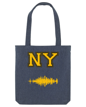 Retro Vintage New York College Jersey Midnight Blue