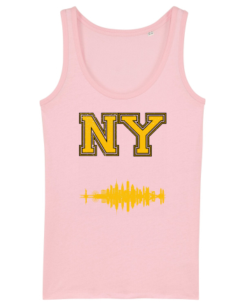Retro Vintage New York College Jersey Cotton Pink