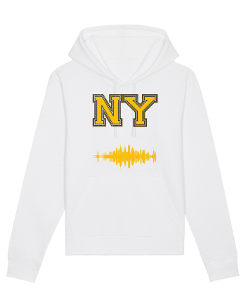 Retro Vintage New York College Jersey White