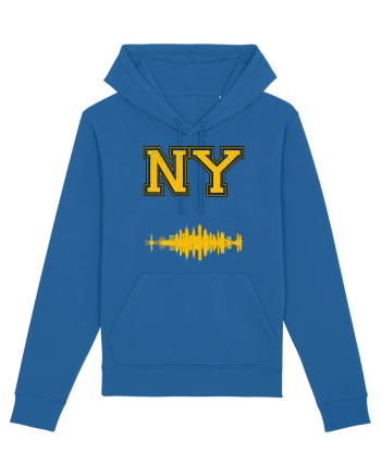 Retro Vintage New York College Jersey Royal Blue