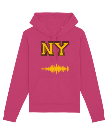 Retro Vintage New York College Jersey Raspberry