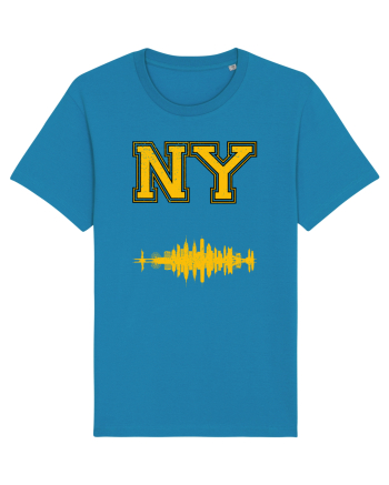 Retro Vintage New York College Jersey Azur
