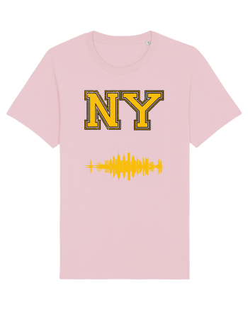 Retro Vintage New York College Jersey Cotton Pink