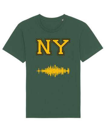 Retro Vintage New York College Jersey Bottle Green