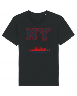 Retro Vintage New York College Jersey Tricou mânecă scurtă Unisex Rocker