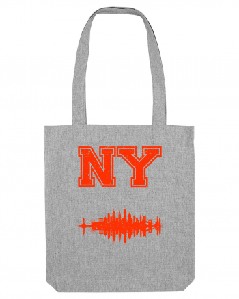 Retro Vintage New York College Jersey Heather Grey