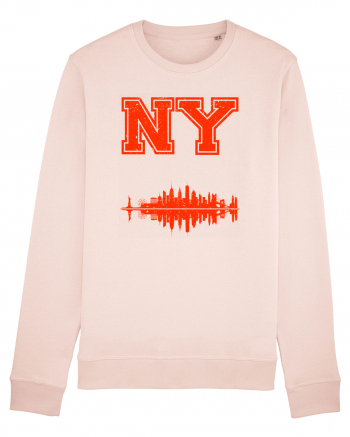 Retro Vintage New York College Jersey Candy Pink