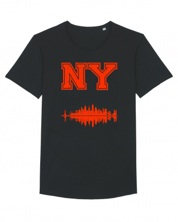 Retro Vintage New York College Jersey Black