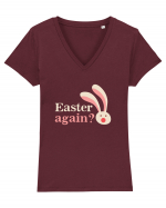 Easter again? Tricou mânecă scurtă guler V Damă Evoker