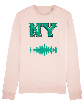 Retro Vintage New York College Jersey Candy Pink