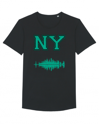 Retro Vintage New York College Jersey Black