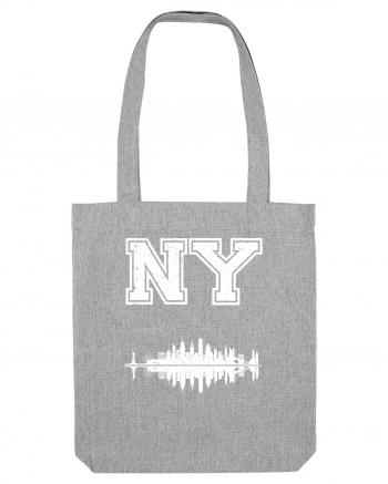 Retro Vintage New York College Jersey Heather Grey