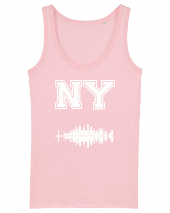 Retro Vintage New York College Jersey Cotton Pink