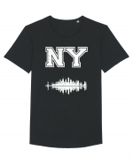 Retro Vintage New York College Jersey Tricou mânecă scurtă guler larg Bărbat Skater