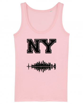 Retro Vintage New York College Jersey Cotton Pink