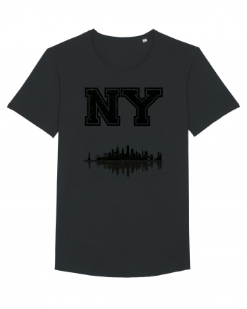 Retro Vintage New York College Jersey Black